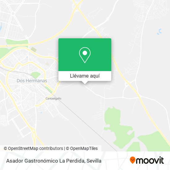 Mapa Asador Gastronómico La Perdida