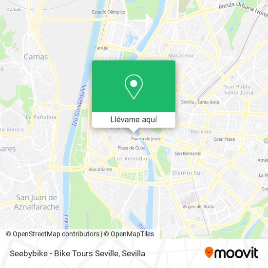 Mapa Seebybike - Bike Tours Seville