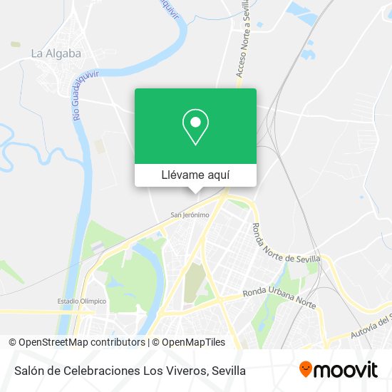 Mapa Salón de Celebraciones Los Viveros