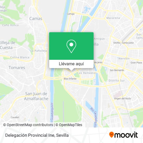 Mapa Delegación Provincial Ine