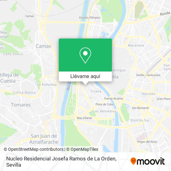Mapa Nucleo Residencial Josefa Ramos de La Orden