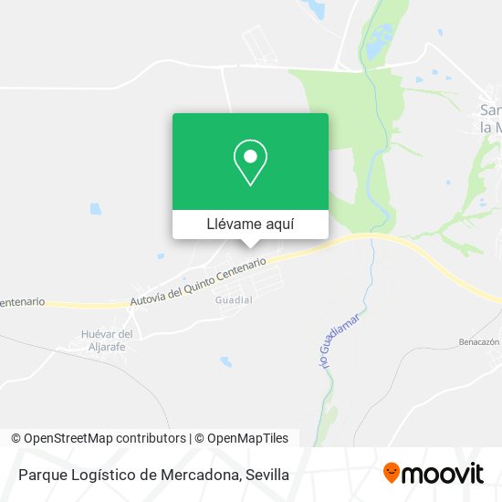 Mapa Parque Logístico de Mercadona