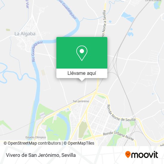 Mapa Vivero de San Jerónimo