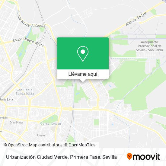 Mapa Urbanización Ciudad Verde. Primera Fase