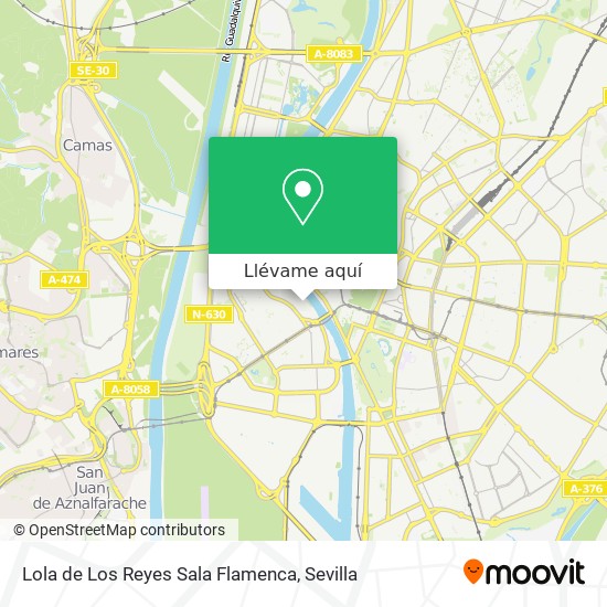 Mapa Lola de Los Reyes Sala Flamenca