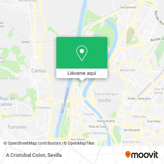 Mapa A Cristobal Colon