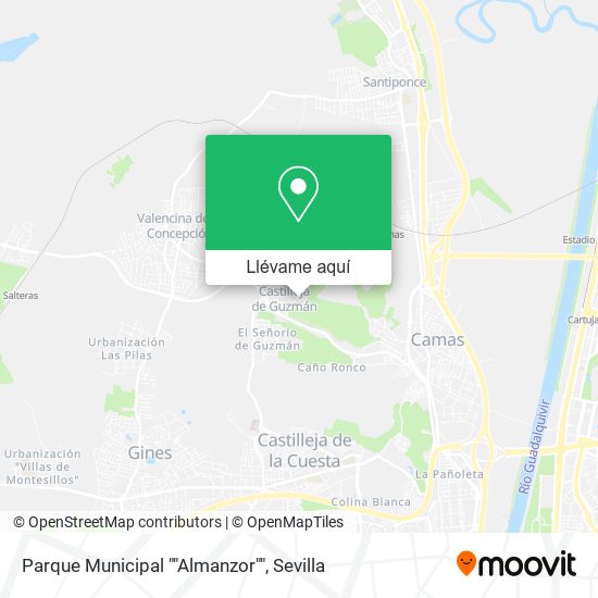 Mapa Parque Municipal ""Almanzor""
