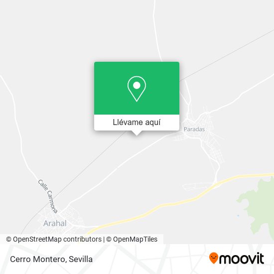 Mapa Cerro Montero