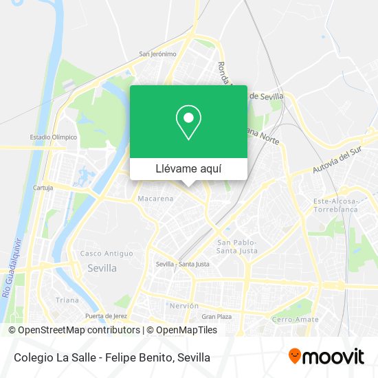 Mapa Colegio La Salle - Felipe Benito