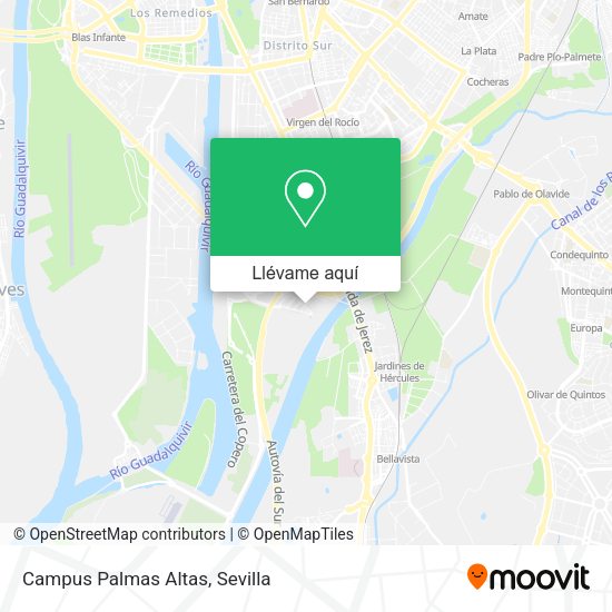 Mapa Campus Palmas Altas