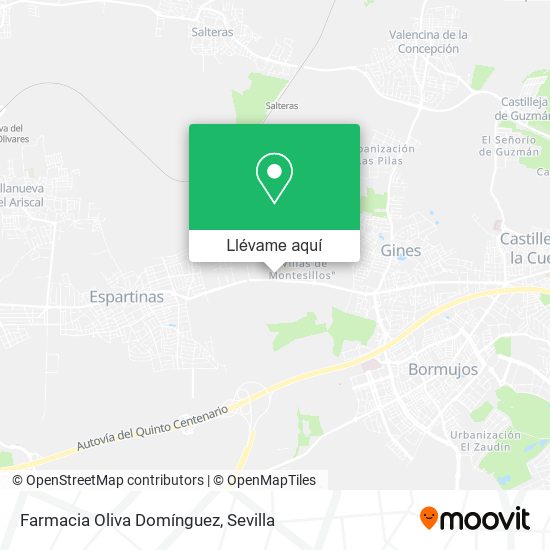Mapa Farmacia Oliva Domínguez