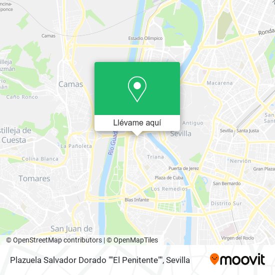 Mapa Plazuela Salvador Dorado ""El Penitente""