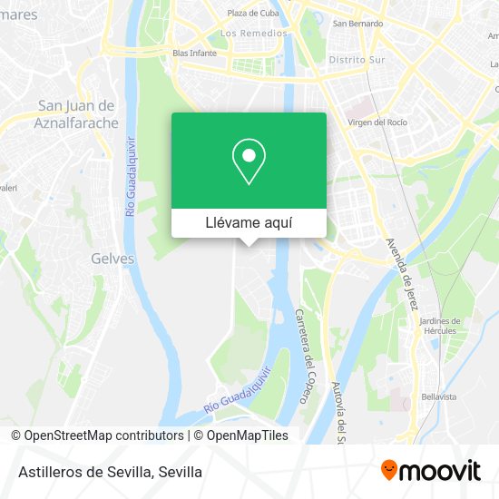 Mapa Astilleros de Sevilla