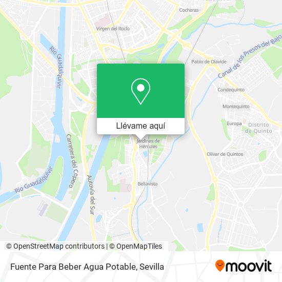 Mapa Fuente Para Beber Agua Potable