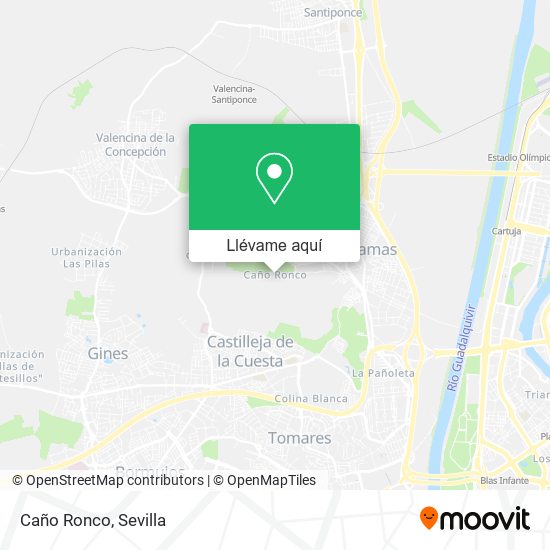 Mapa Caño Ronco