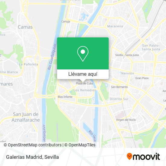 Mapa Galerías Madrid