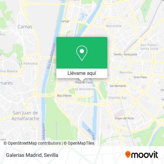 Mapa Galerías Madrid