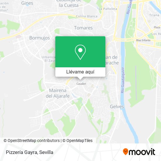 Mapa Pizzería Gayra
