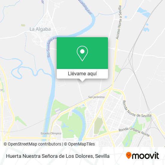 Mapa Huerta Nuestra Señora de Los Dolores