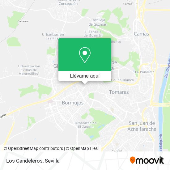 Mapa Los Candeleros