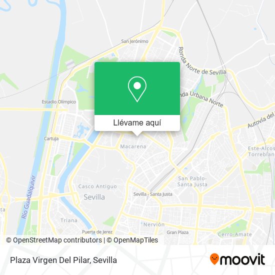 Mapa Plaza Virgen Del Pilar