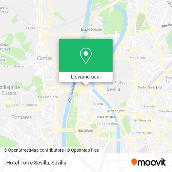 Mapa Hotel Torre Sevilla