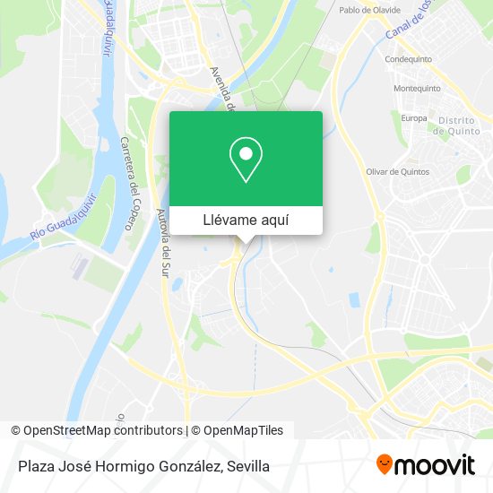 Mapa Plaza José Hormigo González