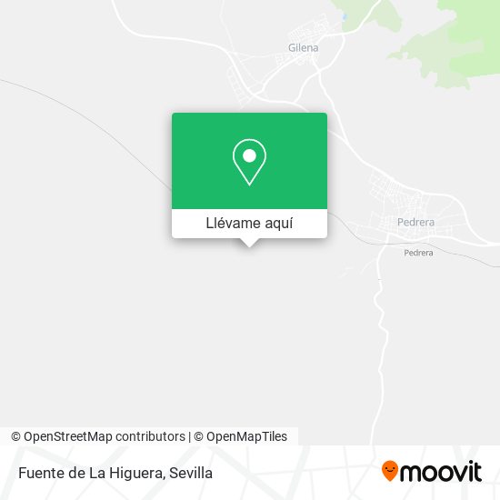 Mapa Fuente de La Higuera