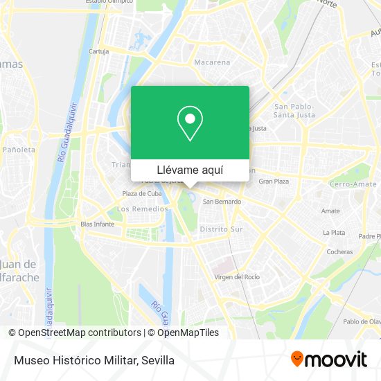 Mapa Museo Histórico Militar