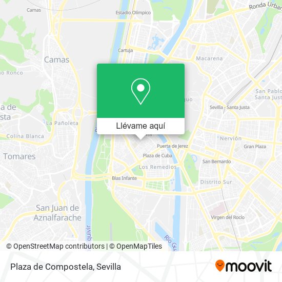 Mapa Plaza de Compostela