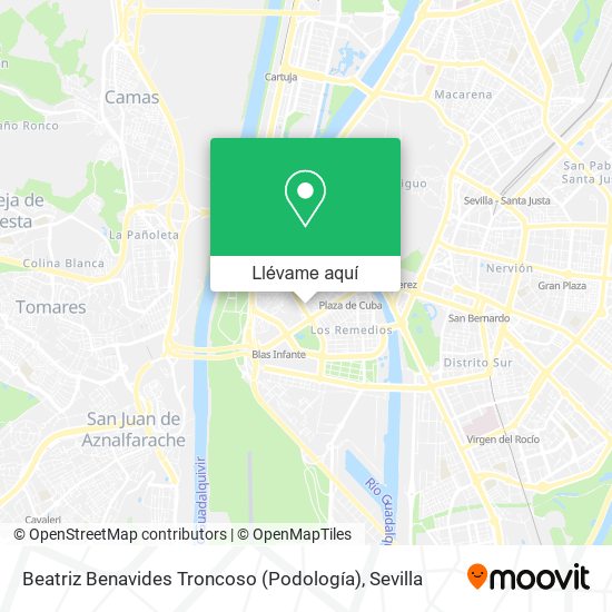 Mapa Beatriz Benavides Troncoso (Podología)