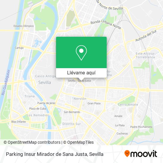 Mapa Parking Insur Mirador de Sana Justa