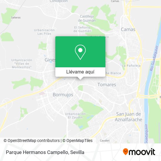 Mapa Parque Hermanos Campello