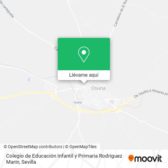 Mapa Colegio de Educación Infantil y Primaria Rodríguez Marín