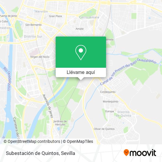 Mapa Subestación de Quintos