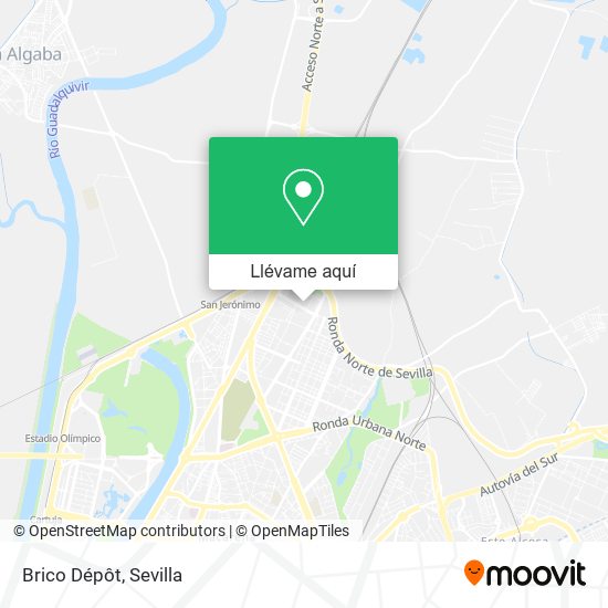 Mapa Brico Dépôt
