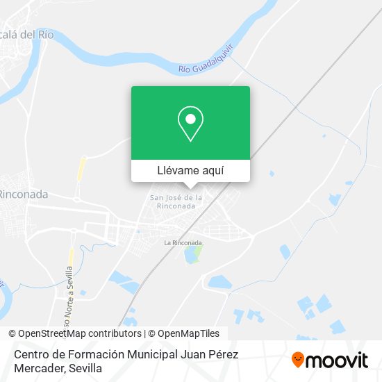 Mapa Centro de Formación Municipal Juan Pérez Mercader
