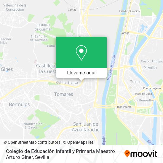 Mapa Colegio de Educación Infantil y Primaria Maestro Arturo Giner