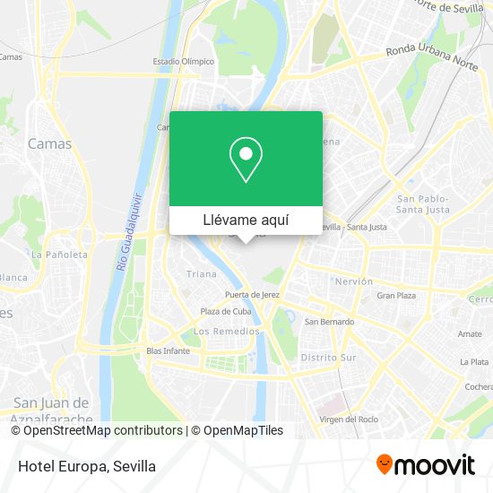 Mapa Hotel Europa