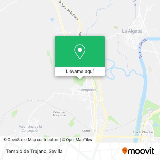 Mapa Templo de Trajano