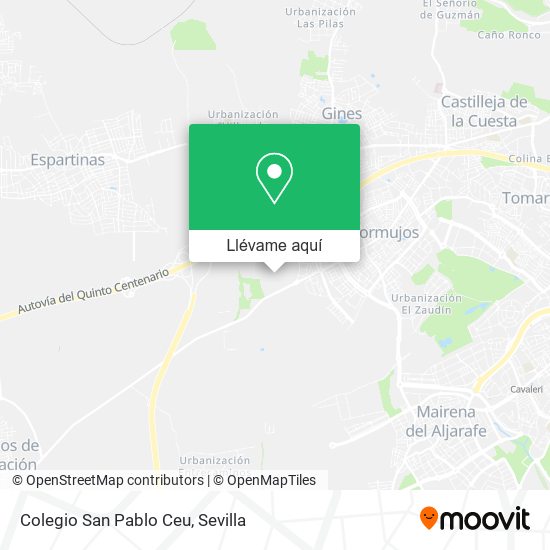 Mapa Colegio San Pablo Ceu