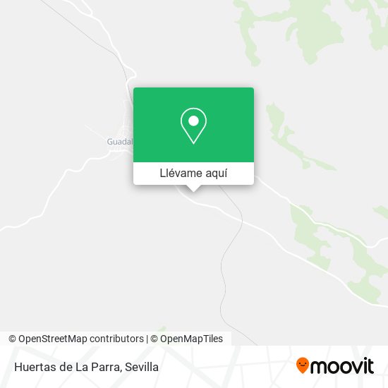 Mapa Huertas de La Parra