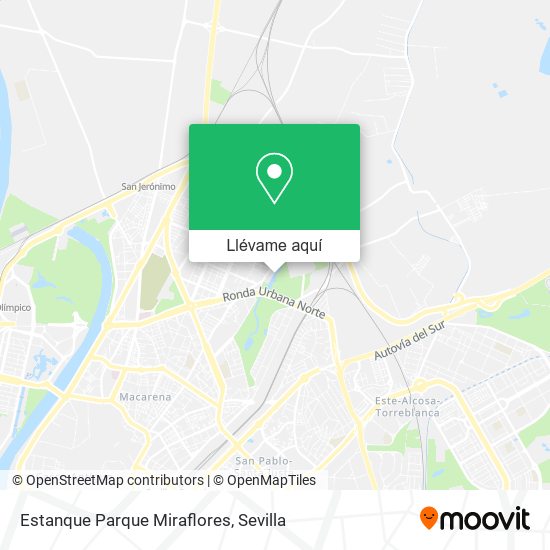 Mapa Estanque Parque Miraflores