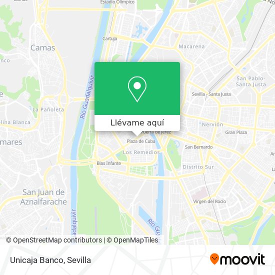 Mapa Unicaja Banco