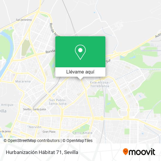 Mapa Hurbanización Hábitat 71