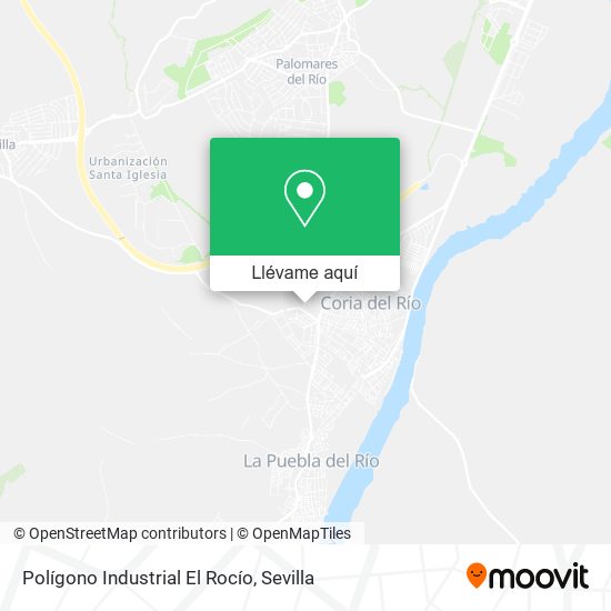 Mapa Polígono Industrial El Rocío