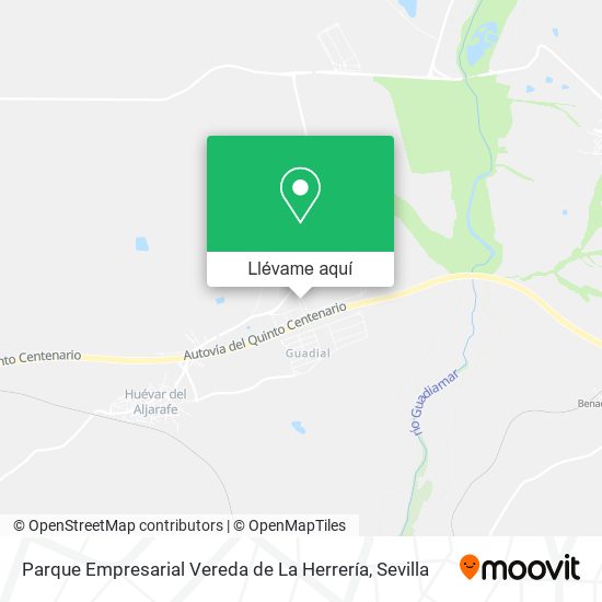 Mapa Parque Empresarial Vereda de La Herrería