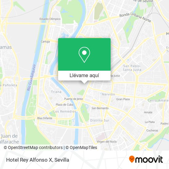 Mapa Hotel Rey Alfonso X