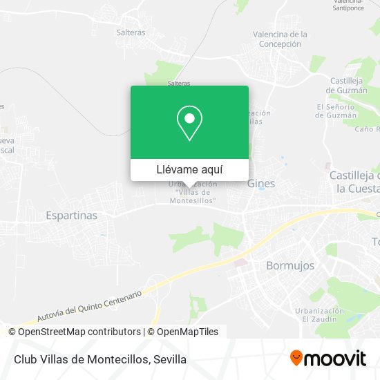 Mapa Club Villas de Montecillos