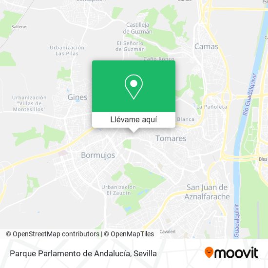 Mapa Parque Parlamento de Andalucía